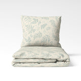 Handgefertigter Baumwoll-Bettbezug | Willow Mist