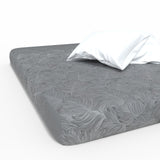 Handmade Luxurious Deluxe Satin Cotton Fitted Sheet | Stockholm