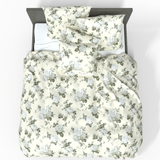 Handgefertigtes luxuriöses Deluxe Satin Baumwoll Bettwäsche Set | Paris