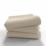 Handgefertigtes Bettlaken aus Baumwolle ohne Gummizug | Ecru