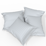 Handmade Luxurious Premium Striped Satin Cotton Pillowcase | Antarctica