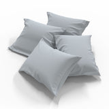 Handgefertigter Kissenbezug aus Baumwolle | Glacier Gray