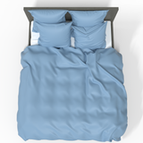 Handgefertigter luxuriöser Premium Satin Baumwoll Kissenbezug | Glacier lake