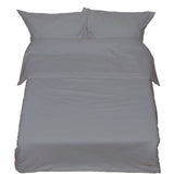 Handmade cotton duvet cover | Frost Gray