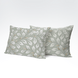 Handgefertigter Baumwoll-Kissenbezug | Olive Whisper