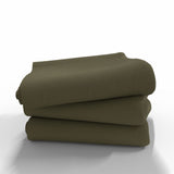 Handmade Cotton Flat Sheet | Burnt Olive