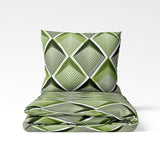 Gemusterter Baumwollstoff | Emerald Pulse