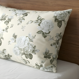 Handgefertigtes luxuriöses Deluxe Satin Baumwoll Bettwäsche Set | Paris