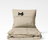 Handmade cotton duvet cover | Kitty