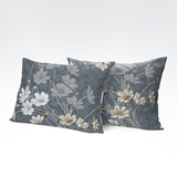 Handmade cotton pillowcase | Twilight Bloom