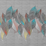 Handgefertigter Baumwoll-Bettdeckenbezug | Jungle Lines