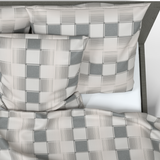 Handgefertigter luxuriöser Deluxe Satin Baumwoll Bettbezug | Frankfurt