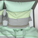 Handgefertigter luxuriöser Deluxe Satin Baumwoll Kissenbezug | Amsterdam