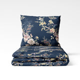 Handgefertigter Baumwoll-Bettbezug | Midnight Garden