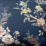 Gemusterter Baumwollstoff | Midnight Garden