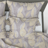 Handgefertigter luxuriöser Deluxe Satin Baumwoll Bettbezug | Budapest