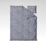 Gemusterter Baumwollstoff | Silver Bloom