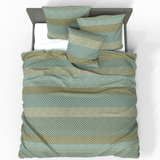 Handgefertigtes luxuriöses Deluxe Satin Baumwoll Bettwäsche Set | Tbilisi