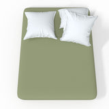 Jersey fitted sheet | Sage
