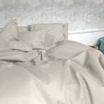 Käsitööna valmistatud luxuriöse Premium-Satin-Baumwollbettlaken mit