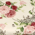 Siuvamas drobinis patalynės komplektas | Rose - Siuvamas