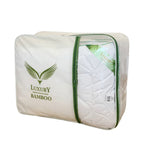 Bamboo fiber single duvet and pillow set