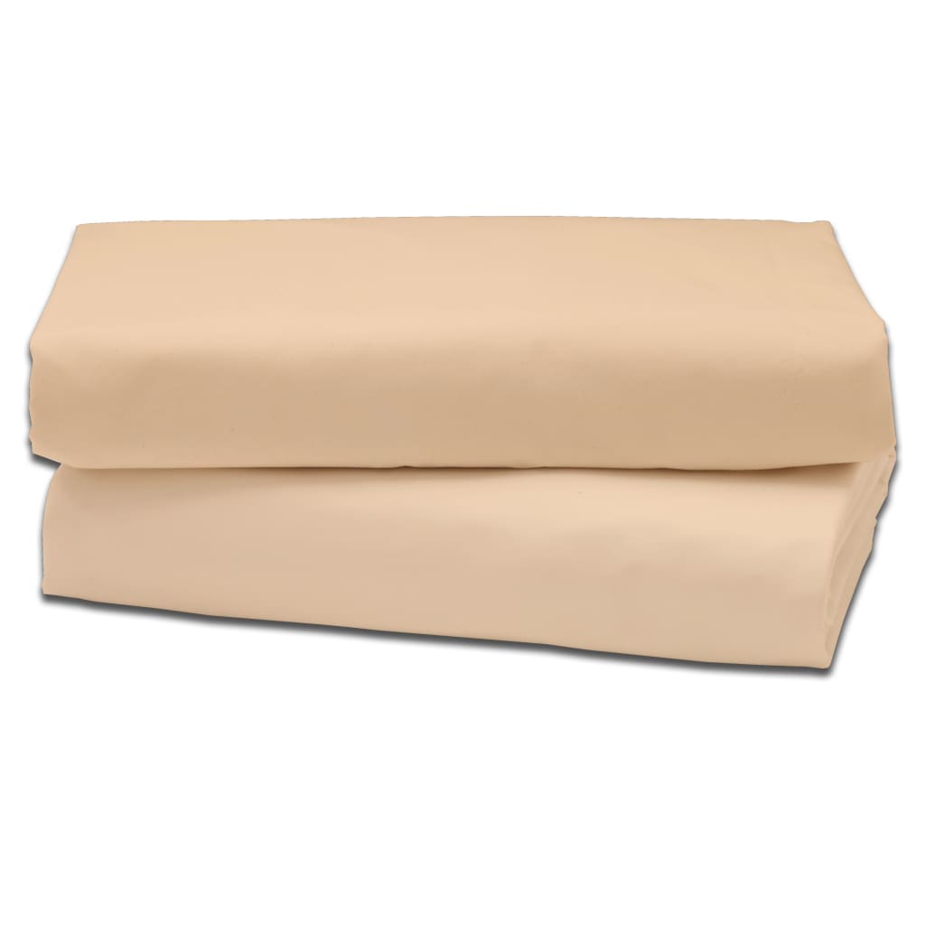 Drobinė paklodė | Tender peach - Paklodė be gumos