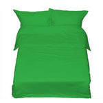 Drobinis audinys | Classic green - Drobinis dažytas audinys