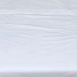 Sewn cotton fitted sheet with elastic | White - Cotton fitted sheet with